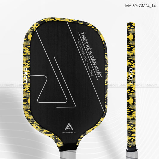 Miếng Dán Viền Vợt Pickleball Họa Tiết Camouflage | CM24_14