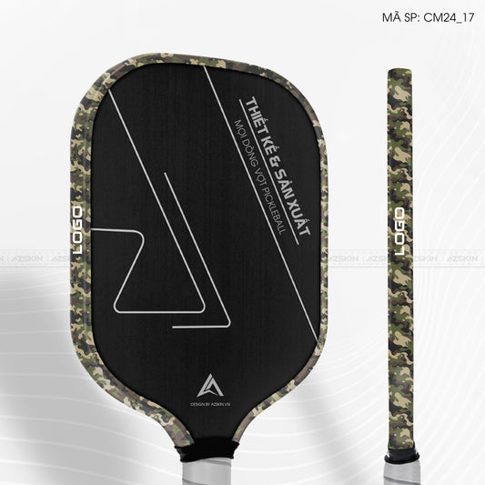 Miếng Dán Viền Vợt Pickleball Họa Tiết Camouflage | CM24_17