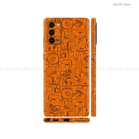 Dán Skin Galaxy Note 20 Series Vi Mạch 2023 Cam | UVPT14