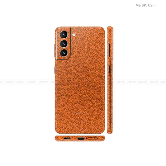 Dán Skin Galaxy S21 Series Vân Da Cam | UVPT13