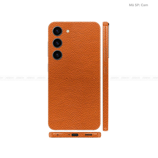 Dán Skin Galaxy S23 Series Vân Da Cam | UVPT13