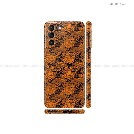 Dán Skin Galaxy S21 Series Vân Pattern Wave | UVPT09