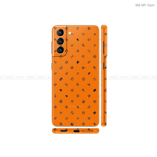 Dán Skin Galaxy S21 Series Vân ICON Cam | UVPT04