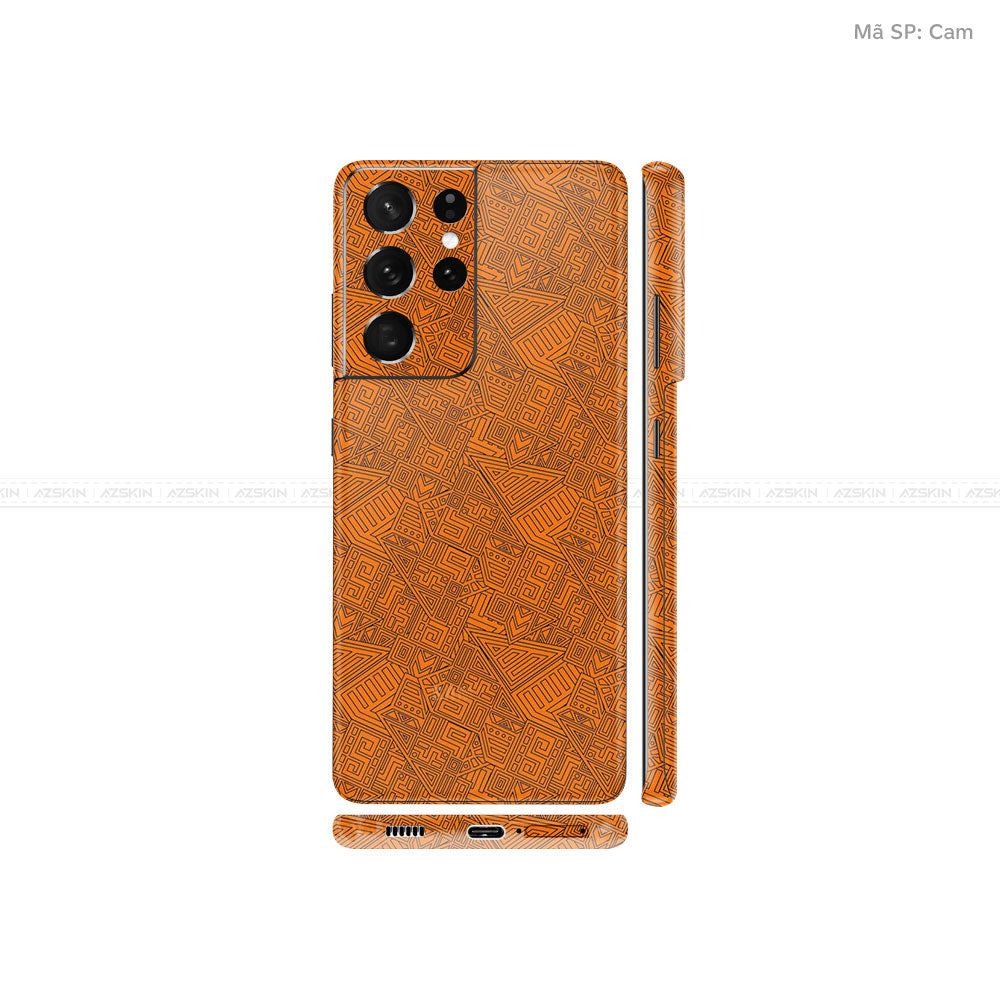 Dán Skin Galaxy S21 Series Vân Pattern AZ Cam | UVPT06