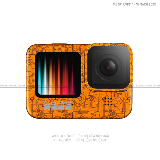 Dán Skin Máy Quay Gopro Vân Vi Mạch 2023 | UVPT14
