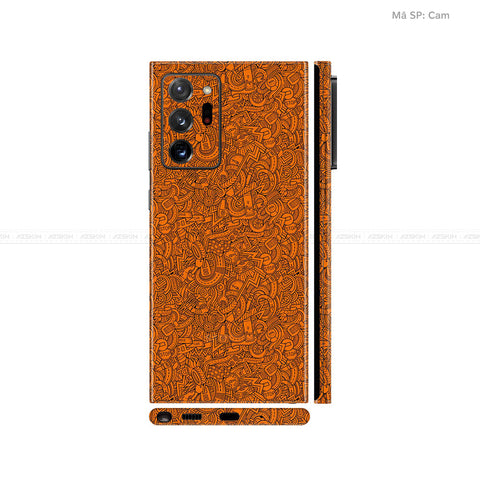 Dán Skin Galaxy Note 20 Series Vân Pattern Cartoon Cam | UVPT12