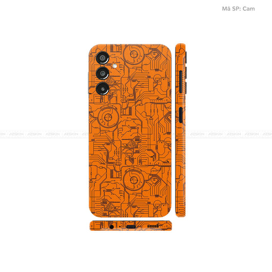 Dán Skin Galaxy A Series Vân Vi Mạch 2023 Cam | UVPT14