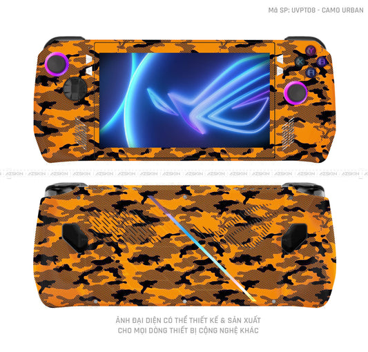 Dán Skin Máy Chơi Game Asus ROG Vân Camo Urban Cam | UVPT08