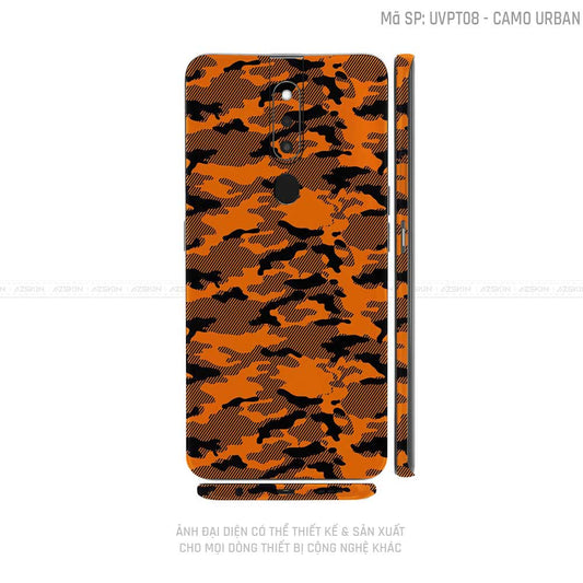 Miếng Dán Skin Điện Thoại OPPO F Series Vân Camo Urban Cam | UVPT08