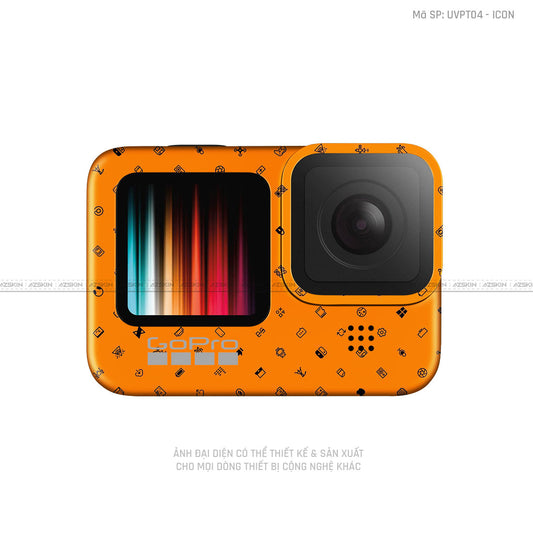 Dán Skin Máy Quay Gopro Vân Nổi ICon | UVPT04