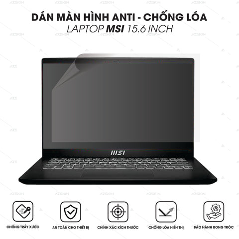 Miếng Dán Màn Hình Laptop MSI 15.6 Inch