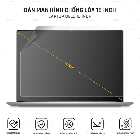 Miếng Dán Màn Hình Laptop Dell 16 Inch