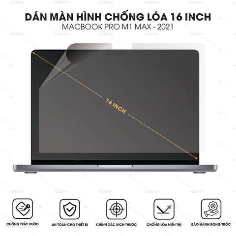 Miếng Dán Màn Hình Macbook Pro M1 | M1 Max