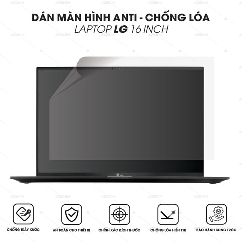 Miếng Dán Màn Hình Laptop LG Gram 16 Inch