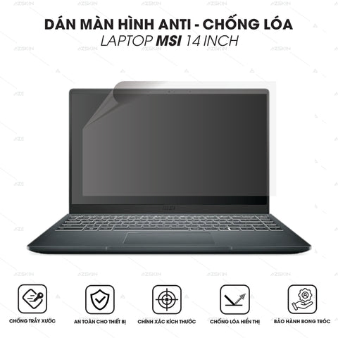 Miếng Dán Màn Hình Laptop MSI 14 Inch