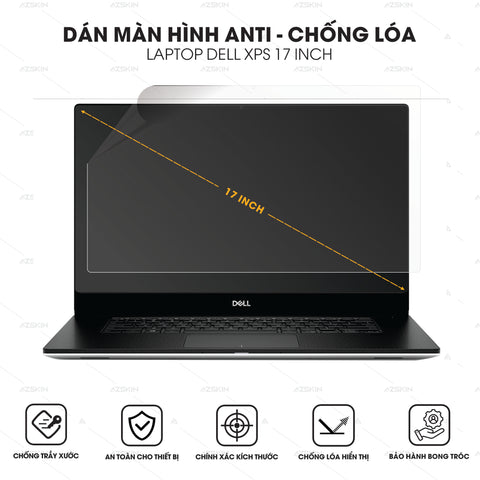 Miếng Dán Màn Hình Laptop Dell XPS 17 Inch