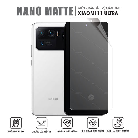 Miếng Dán Màn Hình Chống Vân Tay Xiaomi 11 Ultra
