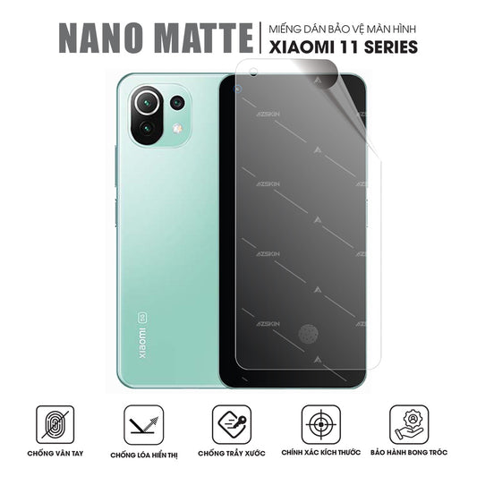 Miếng Dán Màn Hình Chống Vân Tay Xiaomi 11 | 11 Pro | 11 Lite | 11T | 11T Pro