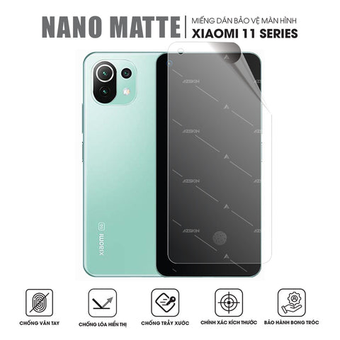 Miếng Dán Màn Hình Chống Vân Tay Xiaomi 11 | 11 Pro | 11 Lite | 11T | 11T Pro