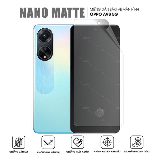 Miếng dán màn hình điện thoại OPPO A98 5G chống vân tay