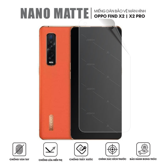 Miếng dán màn hình chống vân tay cho OPPO Find X2 / X2 Pro