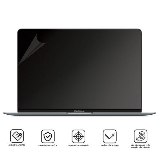 Miếng dán màn hình Macbook Air M1 chống lóa chống vân tay 13 inch