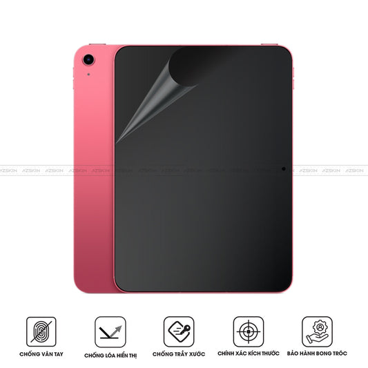 Miếng Dán Màn IPad Gen Series - Màn Chống Vân, Chống Lóa