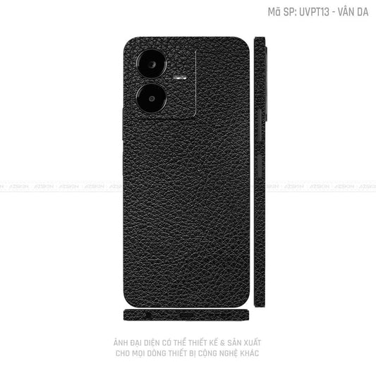 Dán Skin Vivo Y Series Vân Da Đen | UVPT13