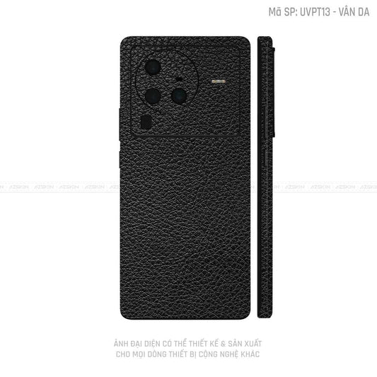 Dán Skin Vivo X Series Vân Da Đen | UVPT13