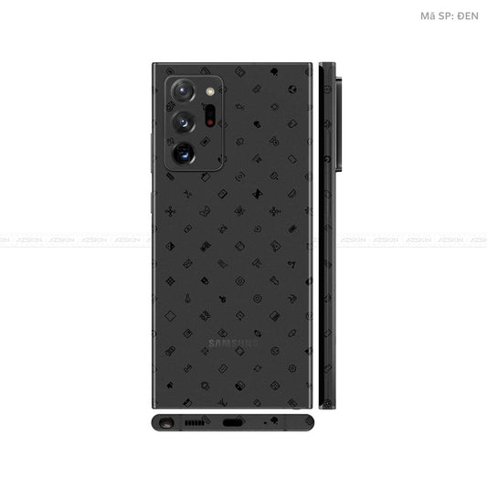 Dán Skin Galaxy Note 20 Series Vân ICON Đen | UVPT04
