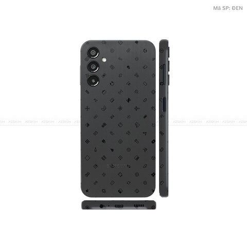 Dán Skin Galaxy A Series Vân ICON Đen | UVPT04