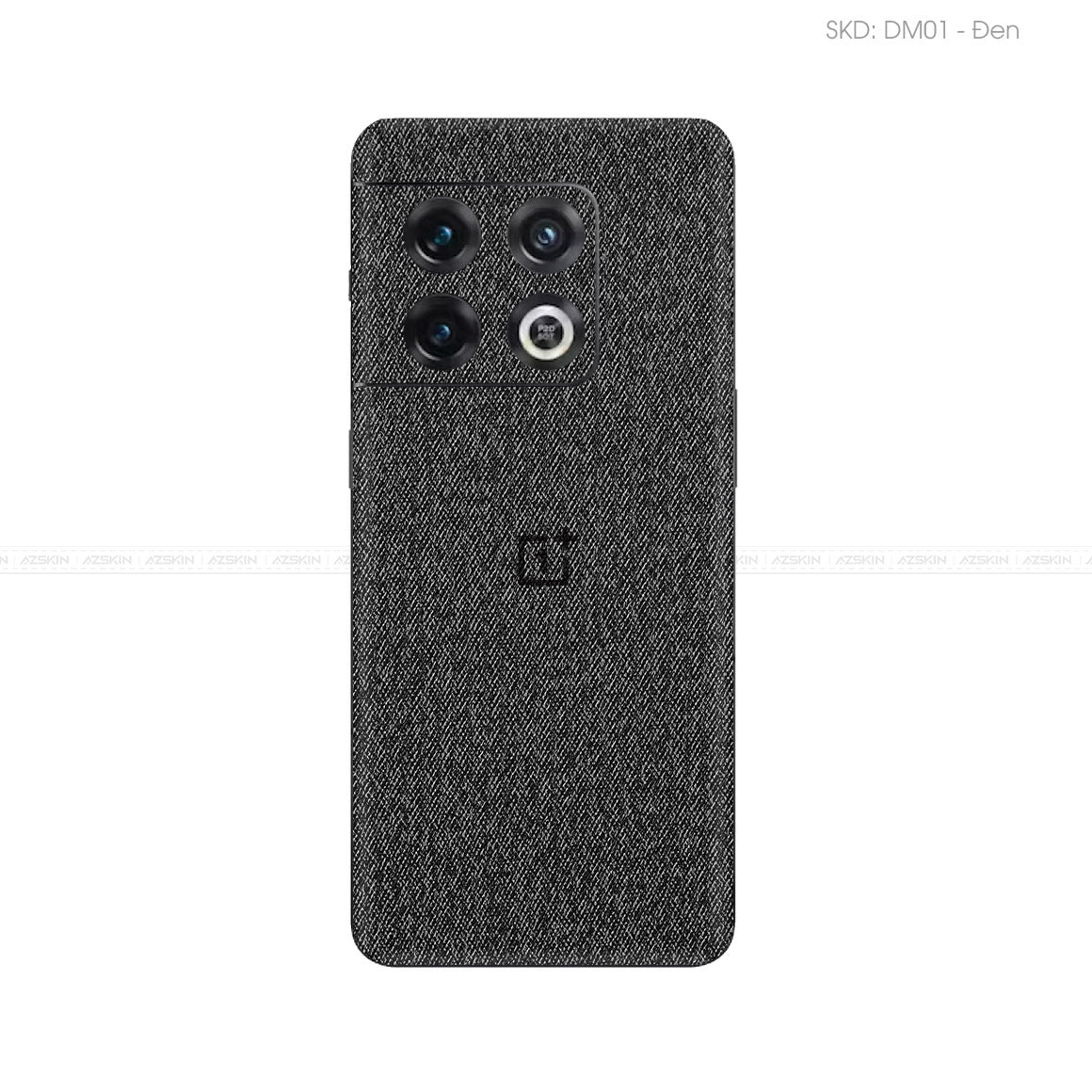 Miếng Dán Da OnePlus 10 Series Vân Demin Đen | DM01