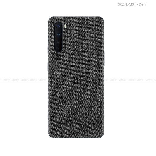Miếng Dán Da OnePlus Nord Series Vân Demin Đen | DM01