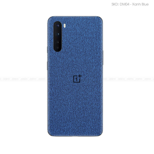 Miếng Dán Da OnePlus Nord Series Vân Demin Xanh | DM04