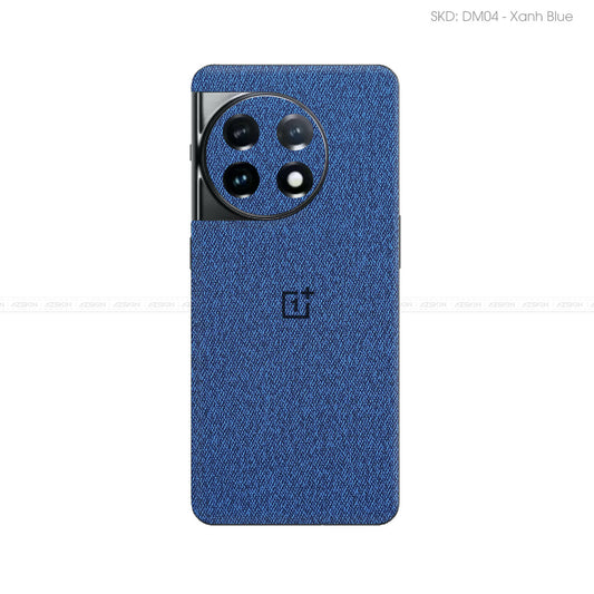 Miếng Dán Da OnePlus 11 Series Vân Demin Xanh | DM04
