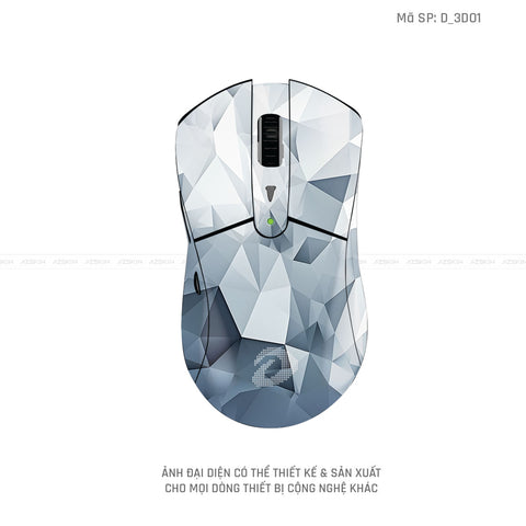 Skin Dán Chuột Dareu Hình Nghệ Thuật 3D | D_3D01