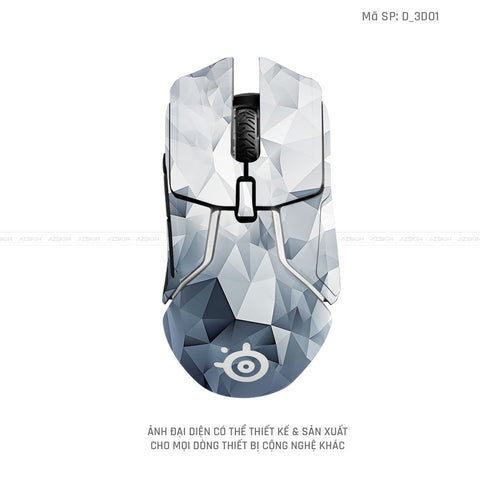 Skin Dán Chuột Steelseries Nghệ Thuật 3D | D_3D01