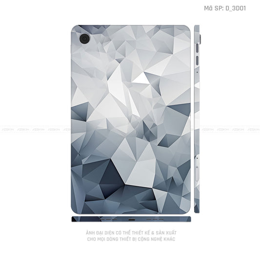 Dán Skin Máy Tính Bảng Oppo Pad Series Hình Nghệ Thuật 3D | D_3D01