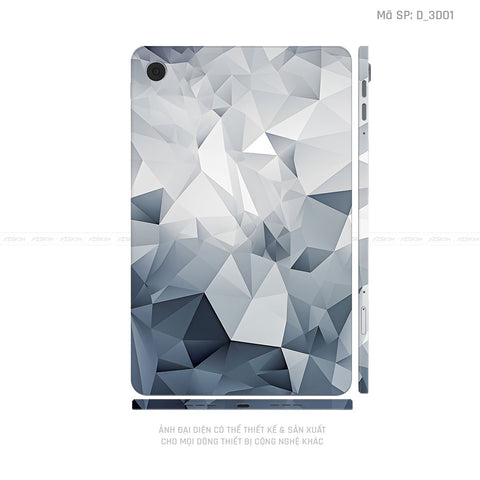 Dán Skin Máy Tính Bảng Oppo Pad Series Hình Nghệ Thuật 3D | D_3D01