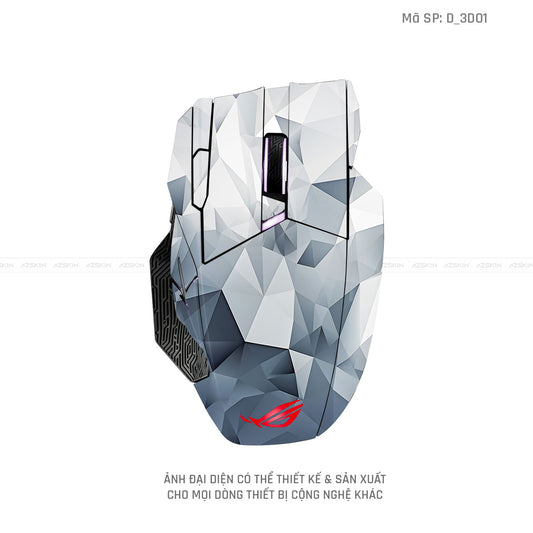 Skin Dán Chuột Asus Hình Nghệ Thuật 3D | D_3D01