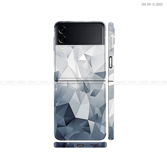 Dán Skin Galaxy Zflip4 Hình 3D | D_3D01
