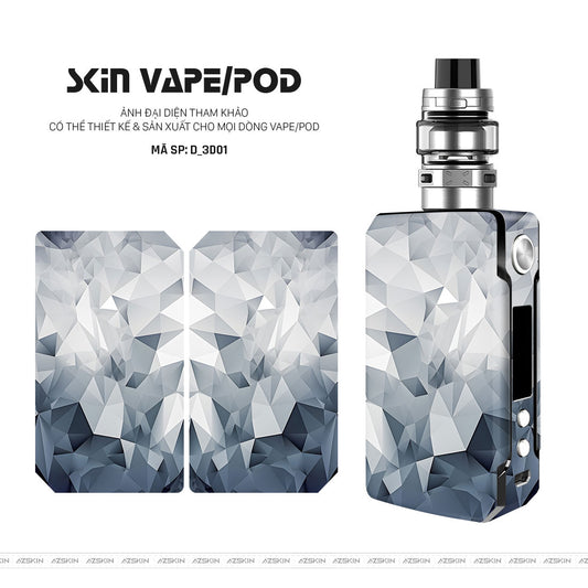 Dán Skin Vape Hình Nghệ Thuật 3D | D_3D01