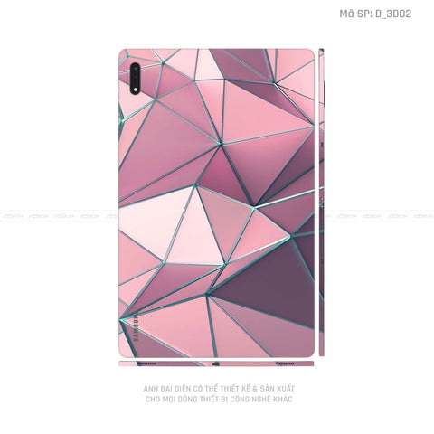 Dán Skin Galaxy Tab S9 Series Hình Nghệ Thuật 3D | D_3D02