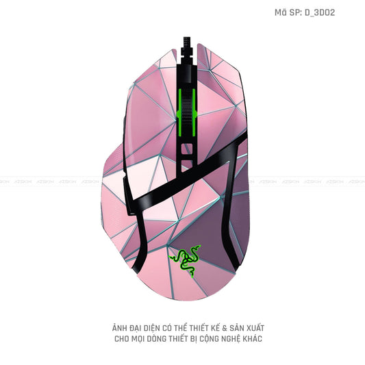 Skin Dán Chuột Razer Hình Nghệ Thuật 3D | D_3D02