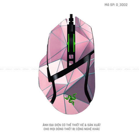 Skin Dán Chuột Razer Hình Nghệ Thuật 3D | D_3D02