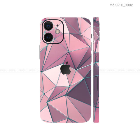 Dán Skin IPhone 12 Series Hình Nghệ Thuật 3D | D_3D02