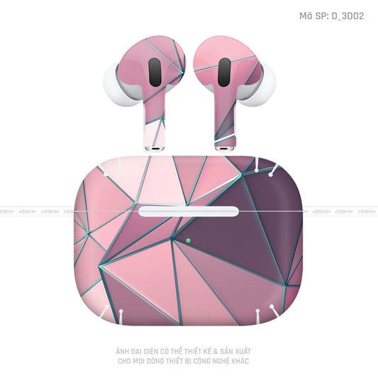 Dán Skin Tai Nghe Airpod 3 Hình 3D | D_3D02