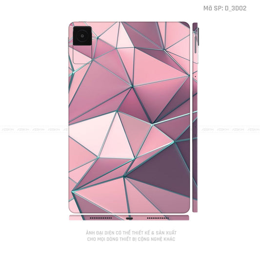Dán Skin Máy Tính Bảng Xiaomi Mipad Hình Nghệ Thuật 3D | D_3D02