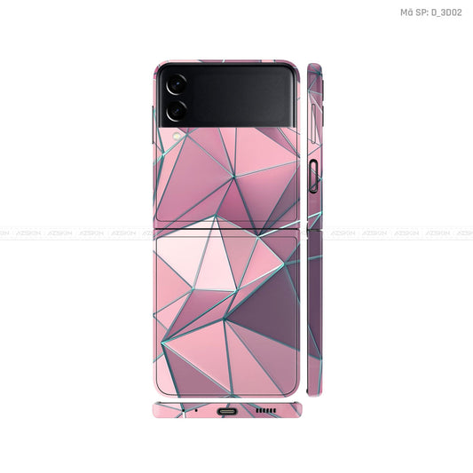 Dán Skin Galaxy Zflip3 Hình Nghệ Thuật 3D | D_3D02