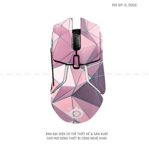 Skin Dán Chuột Steelseries Nghệ Thuật 3D | D_3D02